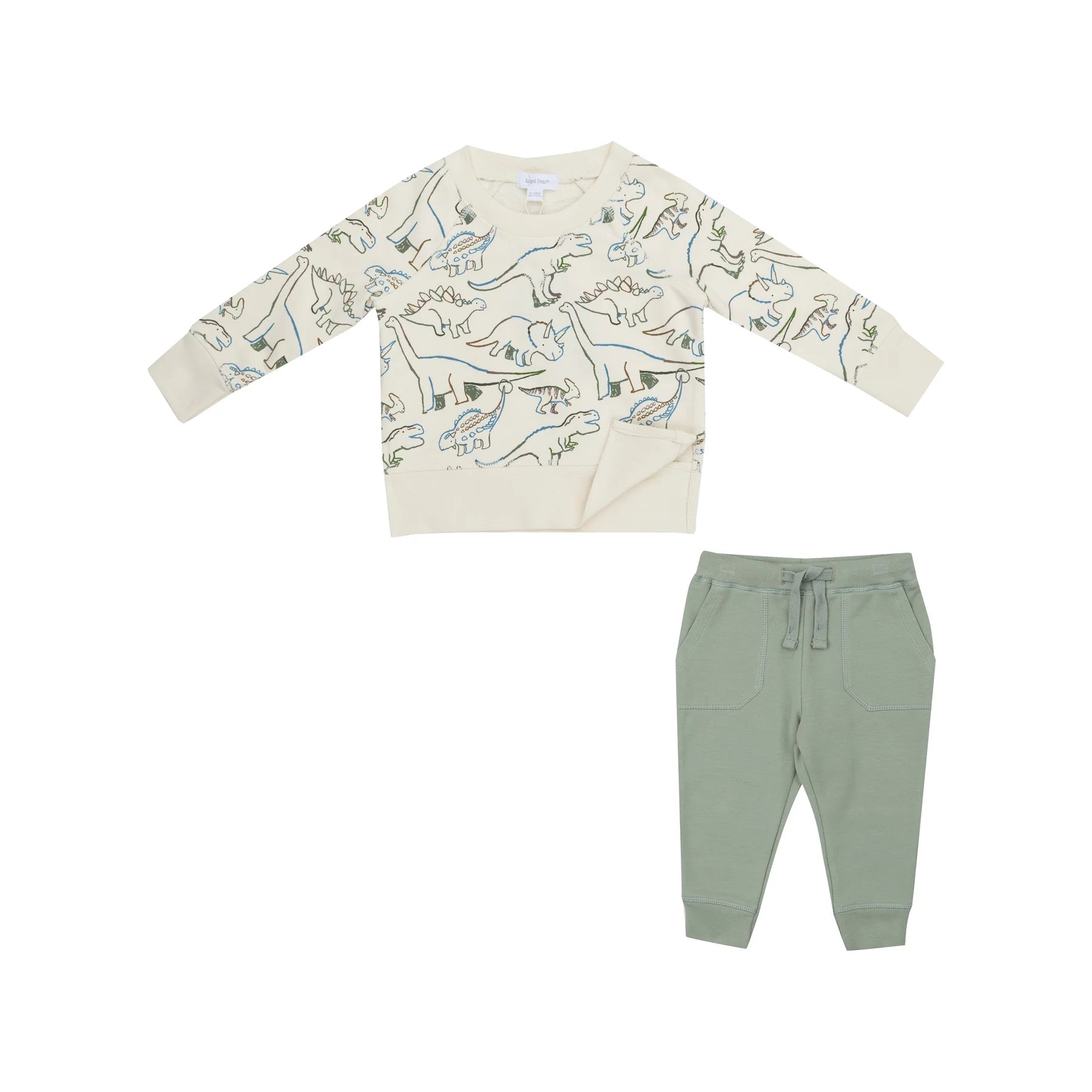 ARTSY DINOS SWEATSHIRT JOGGER SET