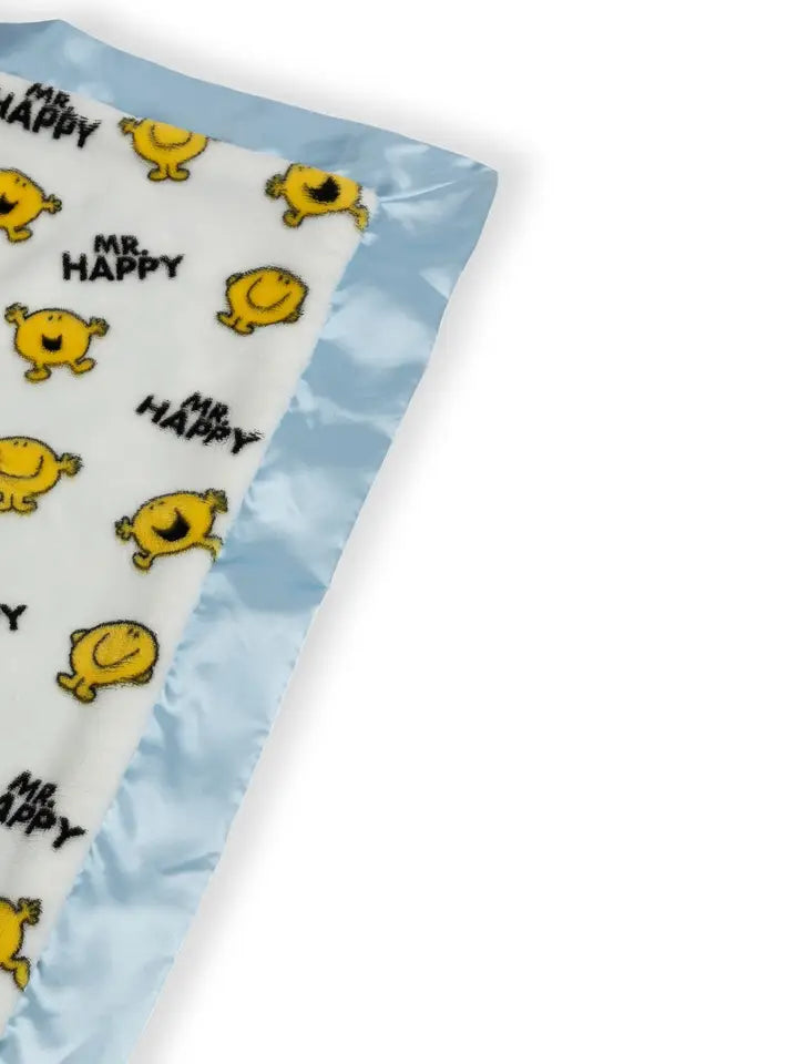 MR. HAPPY REVERSIBLE BABY BLANKET