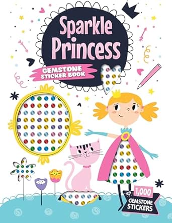 SPARKLE PRINCESS GEMSTONE STICKER