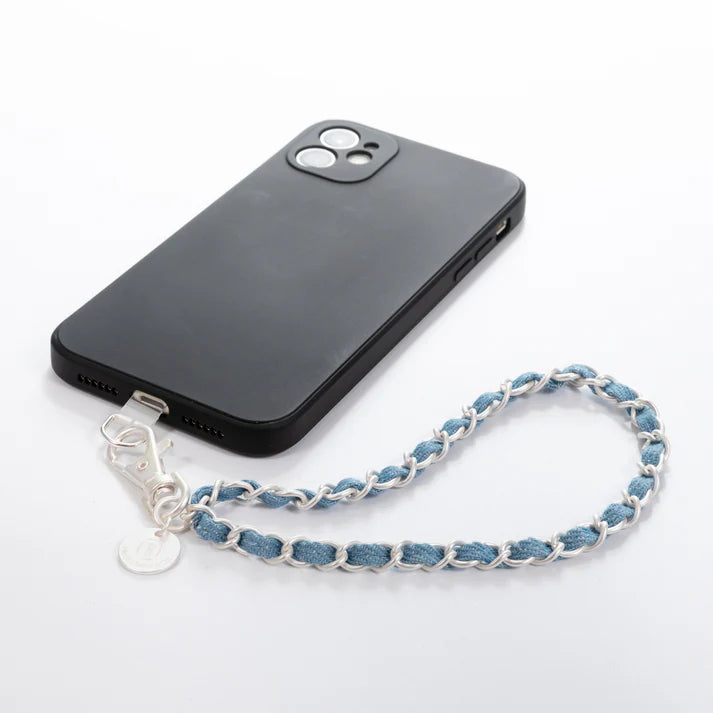 OG DENIM MATTE SILVER PHONE WRISTLET