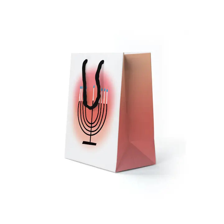 HANNUKAH MENORAH SUNSET GIFT BAG