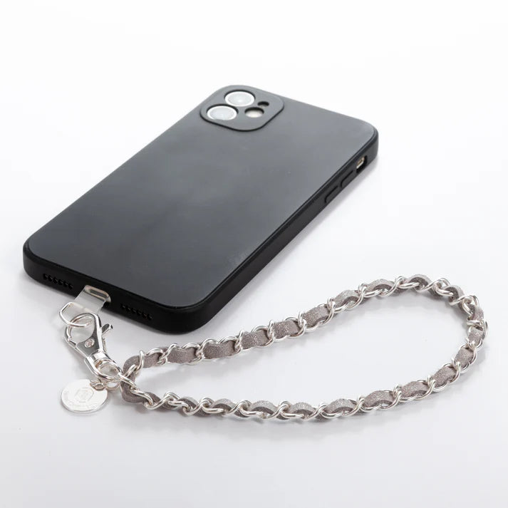 SILVER / SILVER PHONE WRISTLET