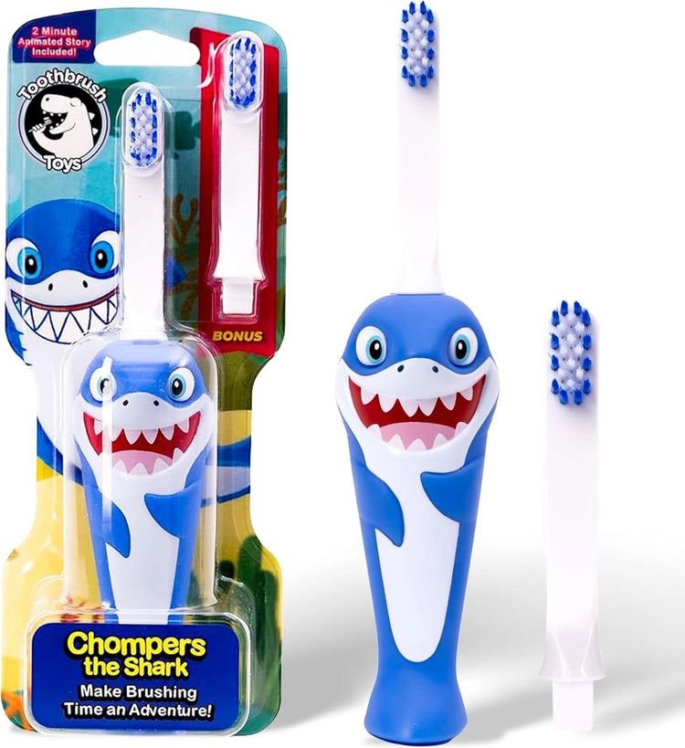 KIDS CHOMPERS SHARK TOOTHBRUSH