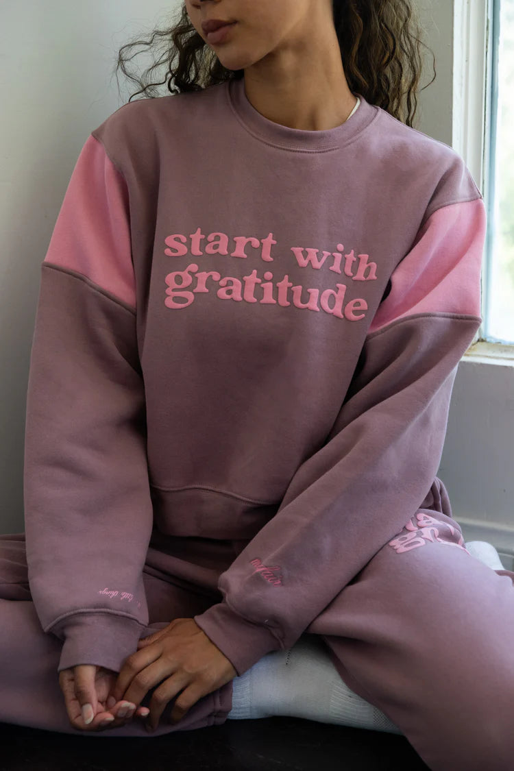 WHAT ARE YOU GRATEFUL FOR CREWNECK