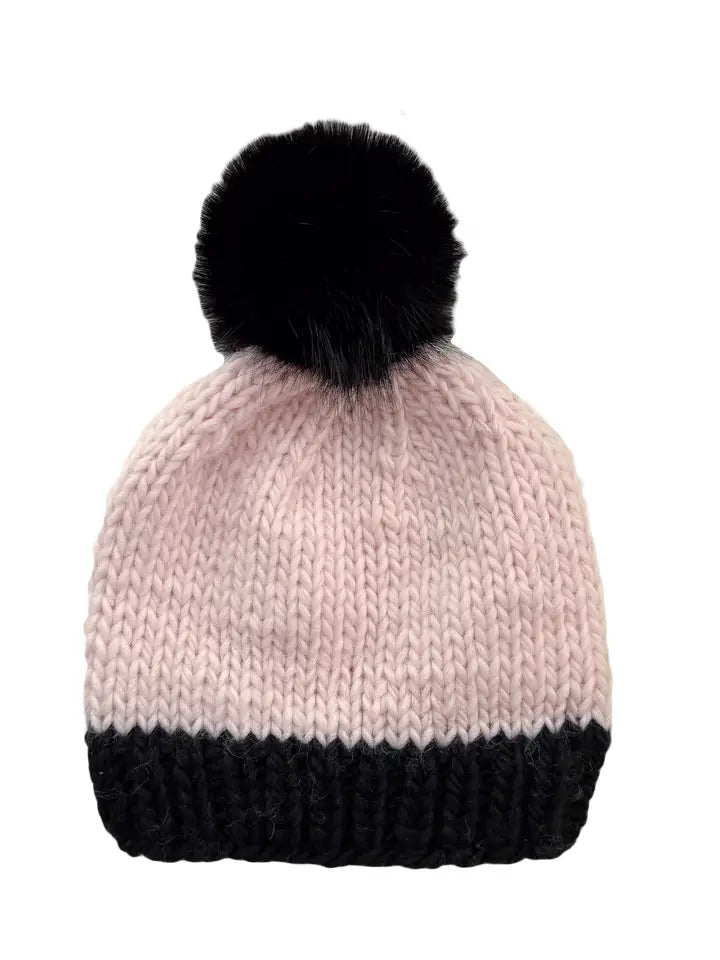 BABY GIRL PINK COCO BEANIE