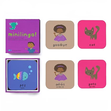 MUL-MINILINGO SPANISH/ENGLISH FLASH CARDS