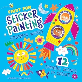 FIRST FUN: STICKER PAINTING COLORFUL WORLD