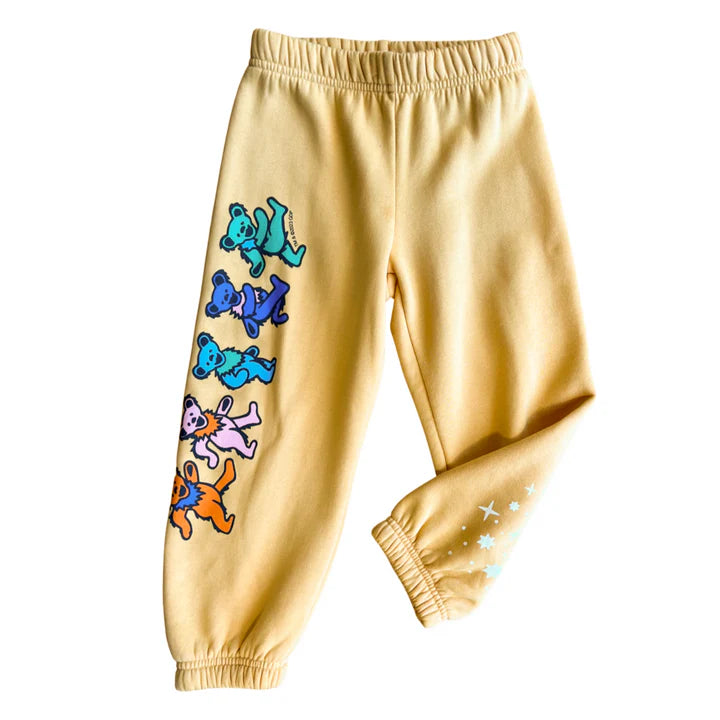 KIDS GRATEFUL DEAD YELLOW SWEATPANTS