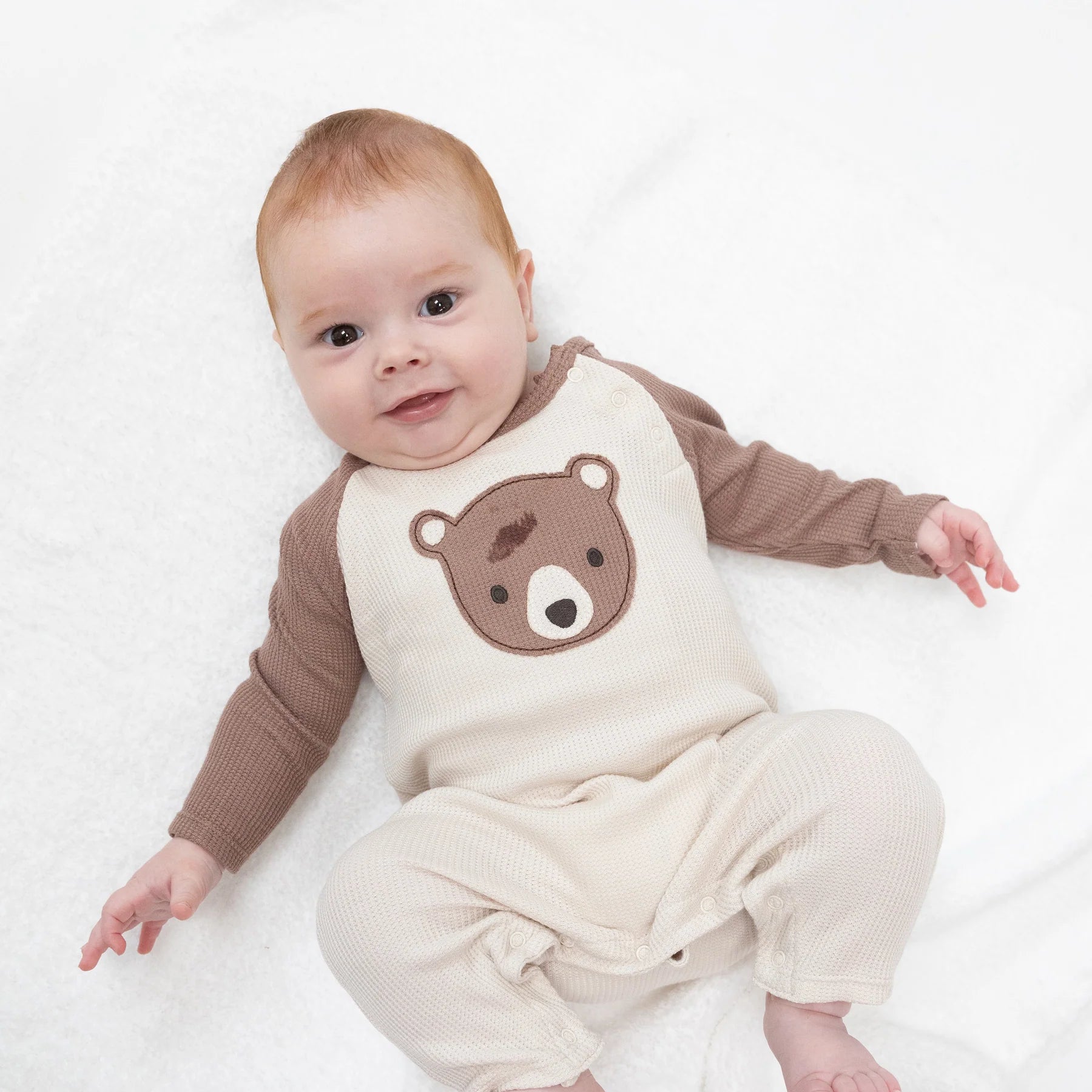 BABY BEAR RAGLAN ROMPER