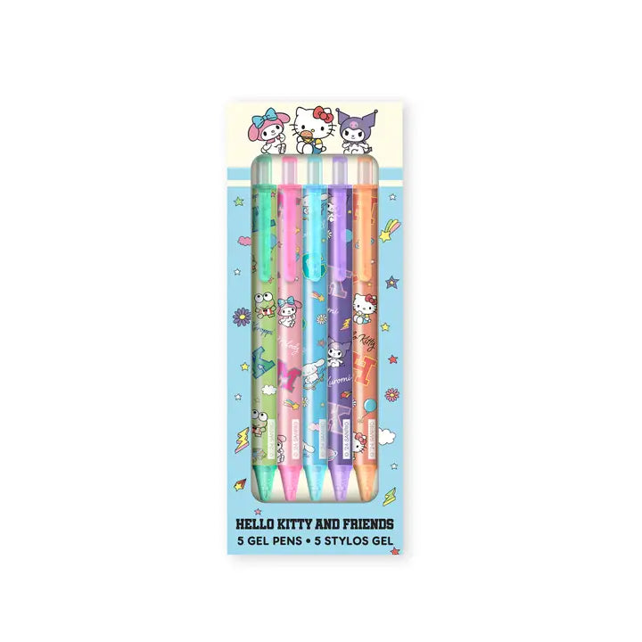 HELLO KITTY AND FRIENDS BLUE GEL PENS