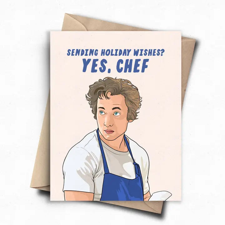 YES CHEF HOLIDAY CARD