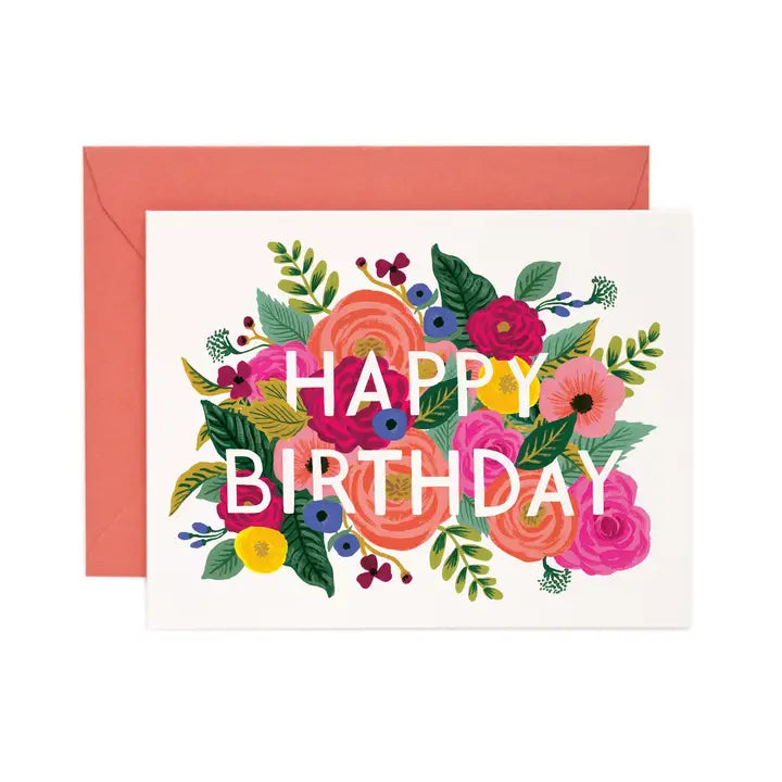 ROSE HAPPY BIRTHDAY CARD