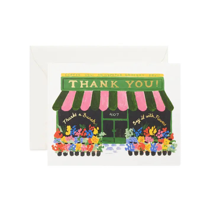 FLOWER SHOP THANK YOU BOXED SET CARDS