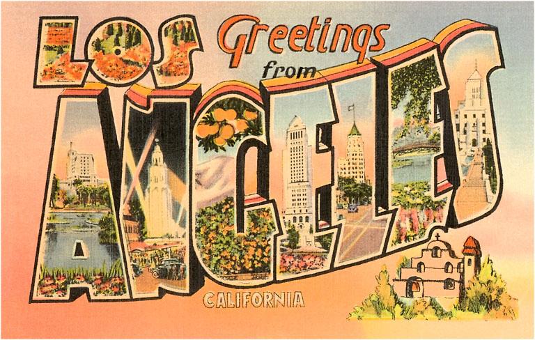 GREETINGS FROM CALIFORNIA VINTAGE MAGNET