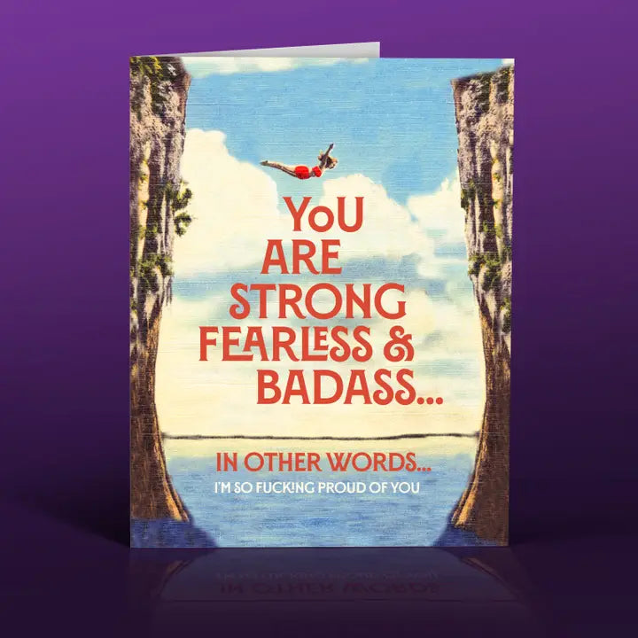 STRONG BADASS FRIEND CARD