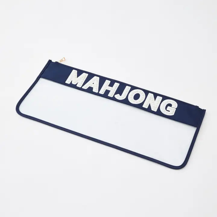 NAVY PEARL MAHJONG POUCH