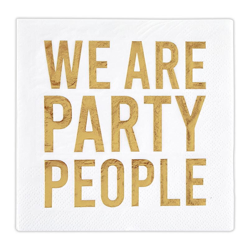 PARTY PEOPLE NAPKIN SET