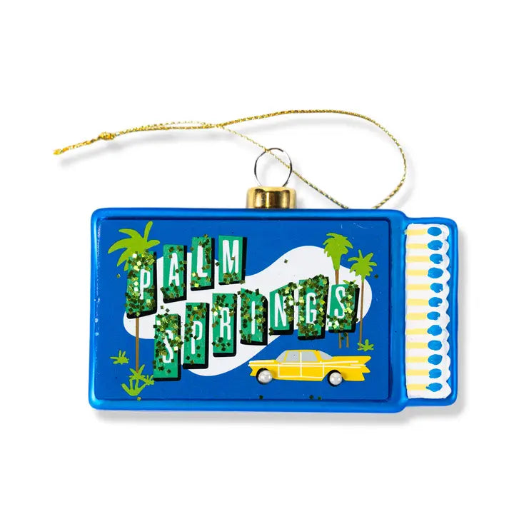 PALM SPRINGS MATCHBOOK ORNAMENT