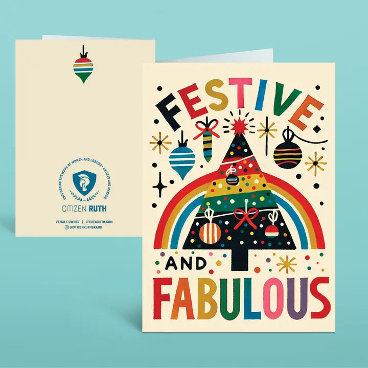 FESTIVE AND FABULOUS CARD