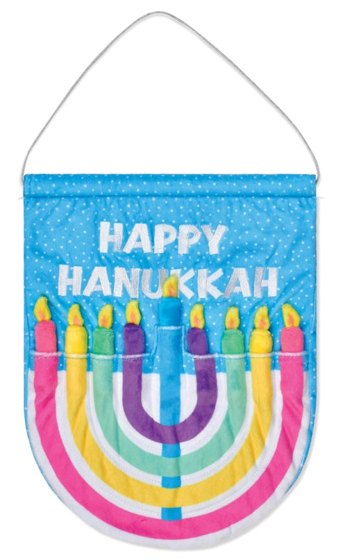 HANGING MENORAH PLUSH