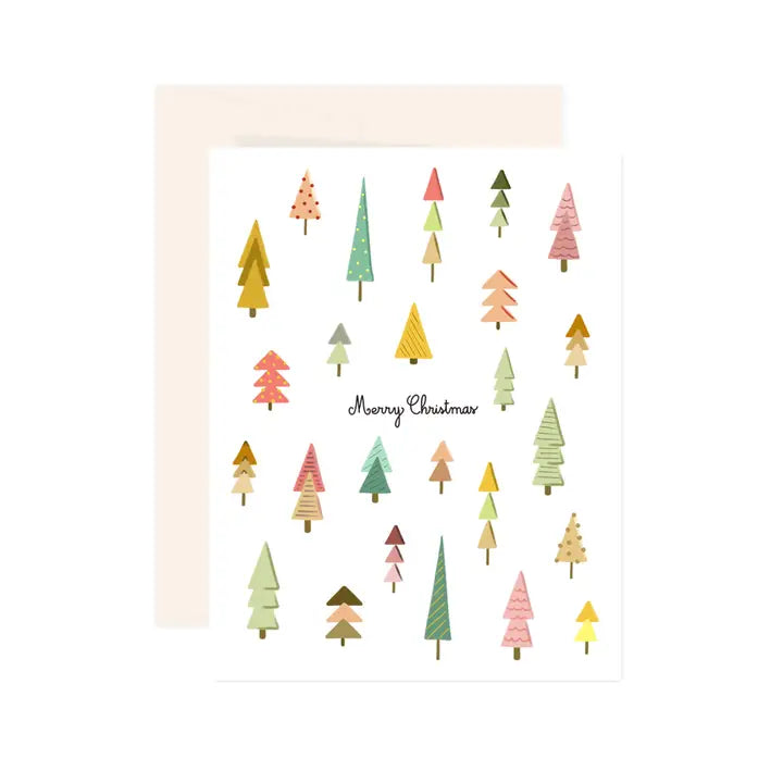 CHRISTMAS TREES CARD