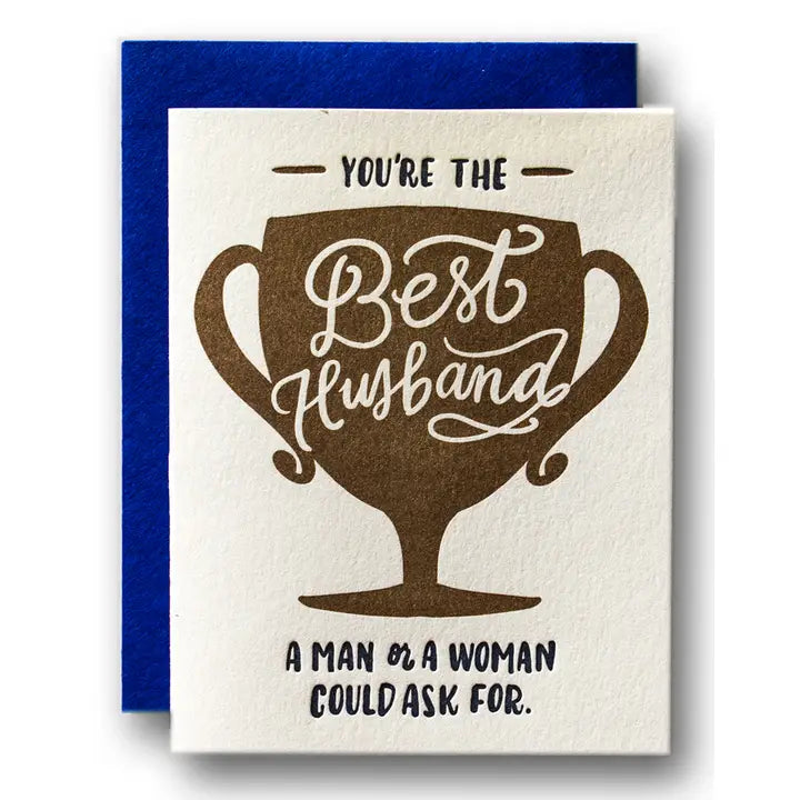 YOU'RE THE BEST HUSBAND GREETING CARD