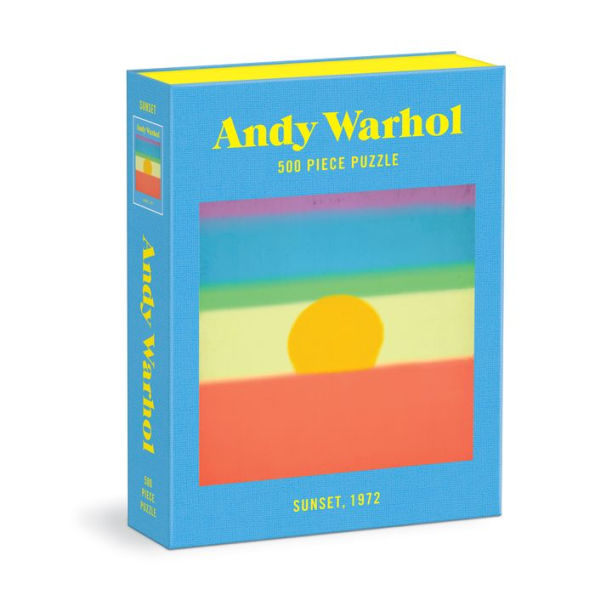 ANDY WARHOL SUNSET 500 BOOK PUZZLE