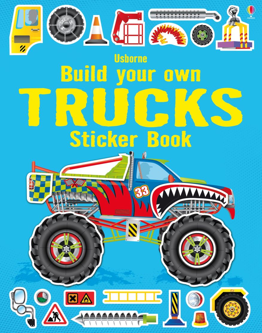 BUILD YOUR OWN TRUCKS STICKER BOOK