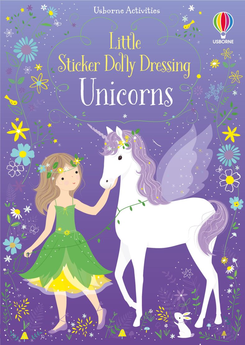 LITTLE STICKER DOLLY DRESSING - UNICORN