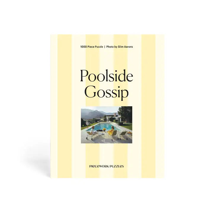 POOLSIDE GOSSIP SLIM AARONS 1000 PC PUZZLE