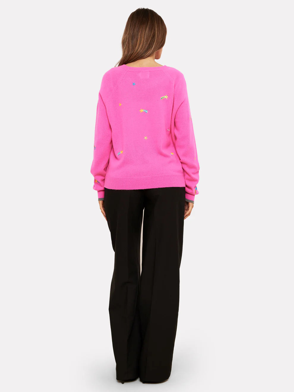 PINK SHOOTING STAR MINI SWEATER