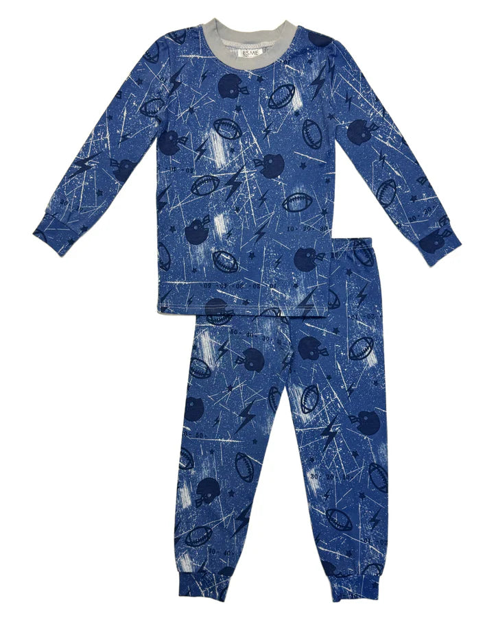 BOYS TOUCHDOWN L/S PJ SET