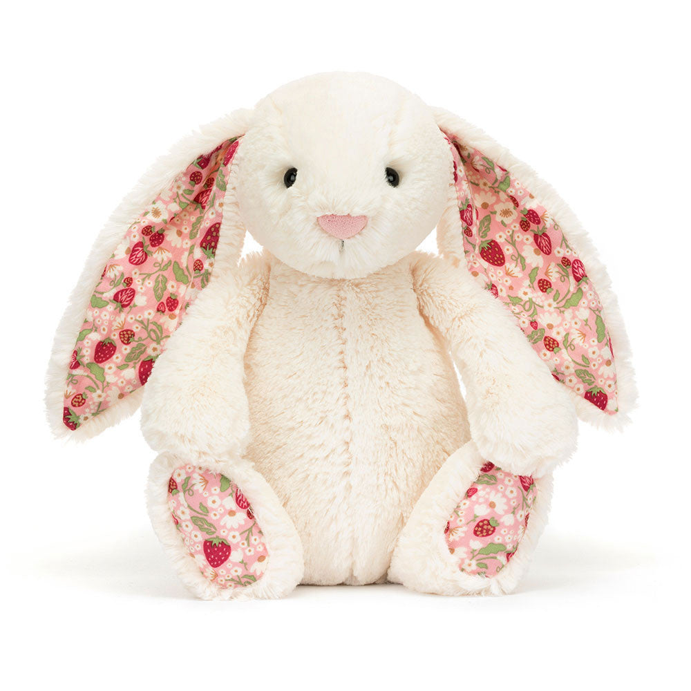 JELLYCAT SMALL BLOSSOM CREAM BUNNY BERRY