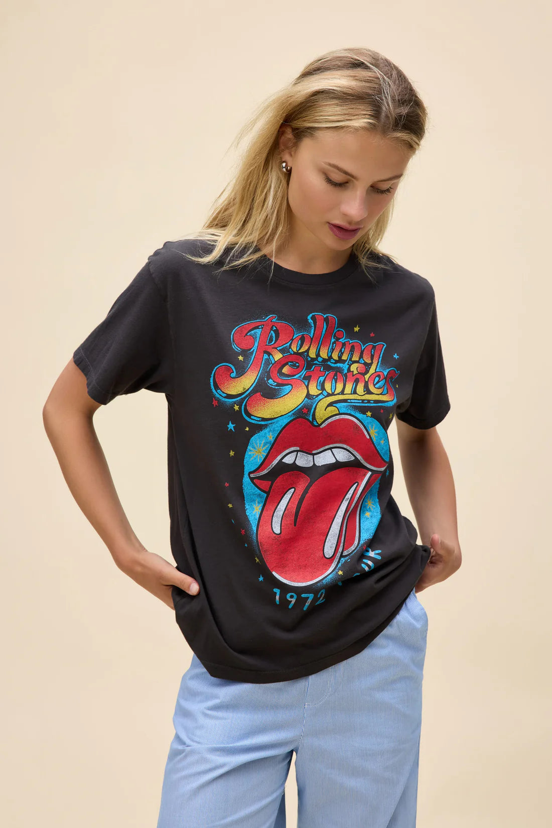 ROLLING STONES 1972 TOUR BF TEE