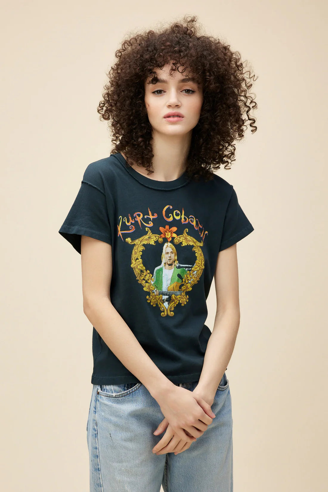 KURT COBAIN HEART FRAME REVERSE GF TEE