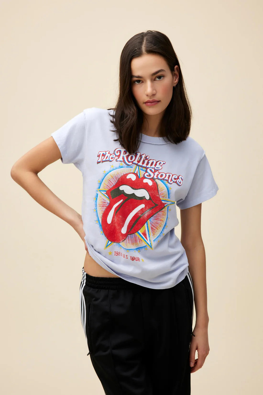 ROLLING STONES 1981 US TOUR REVERSE GF TEE