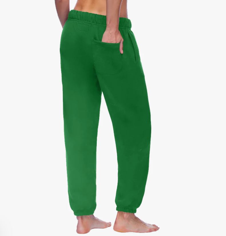 WOMENS BRIE BOYFRIEND JOGGER - KELLY GREEN