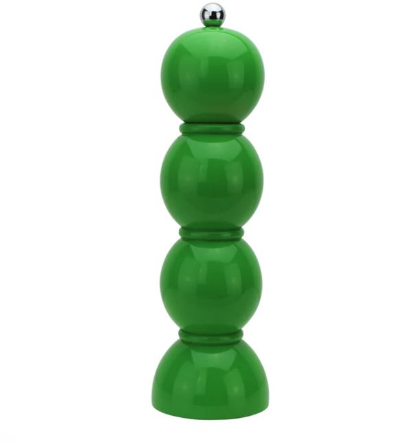 GREEN BOBBIN SALT/PEPPER GRINDER