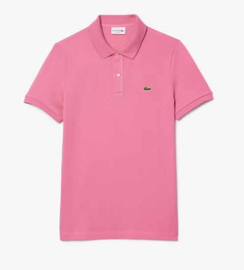 BOYS LACOSTE RESEDA PINK POLO