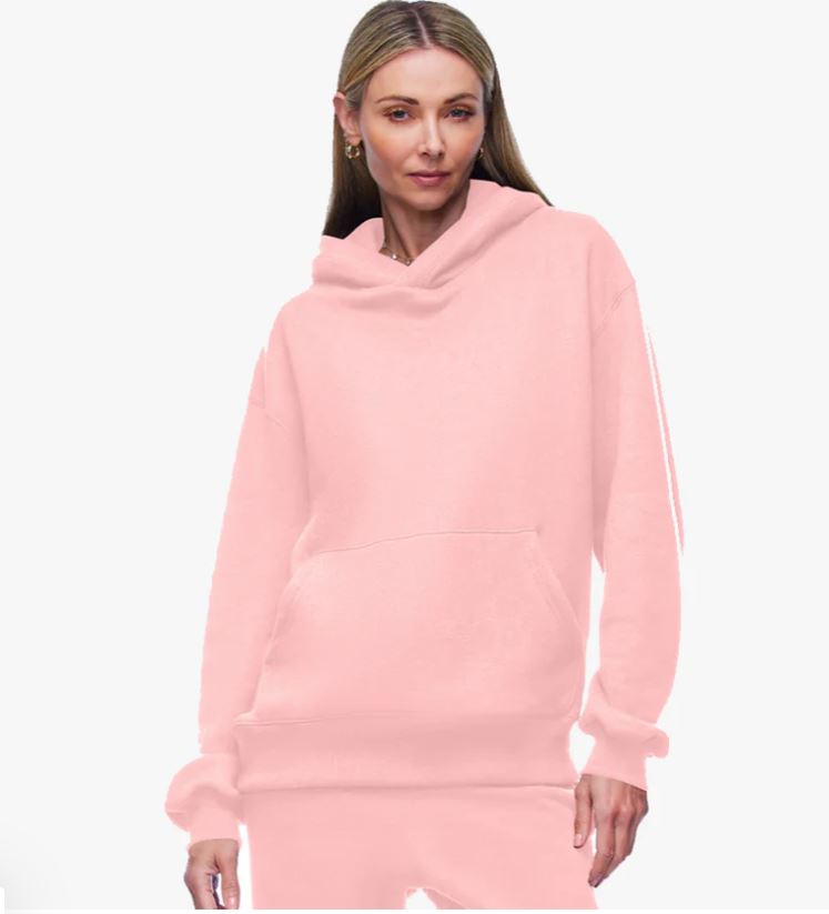 WOMENS PAIGE PULLOVER HOODIE - PINK