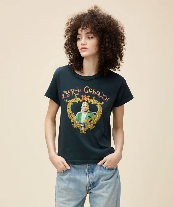 KURT COBAIN HEART FRAME REVERSE GF TEE