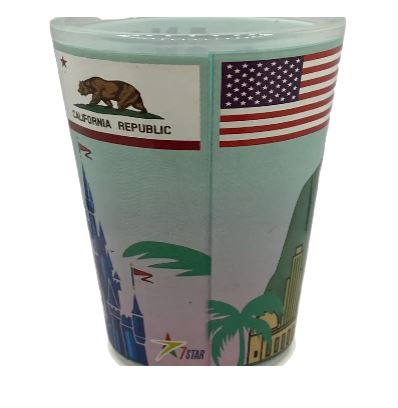 LOS ANGELES CA SHOT GLASS