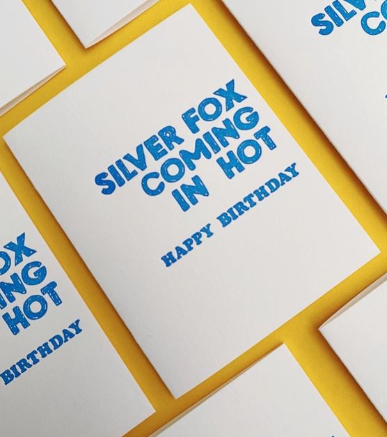 SILVER FOX CARD