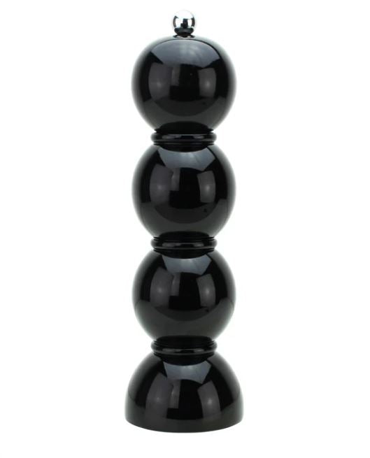 BLACK BOBBIN SALT/PEPPER GRINDER