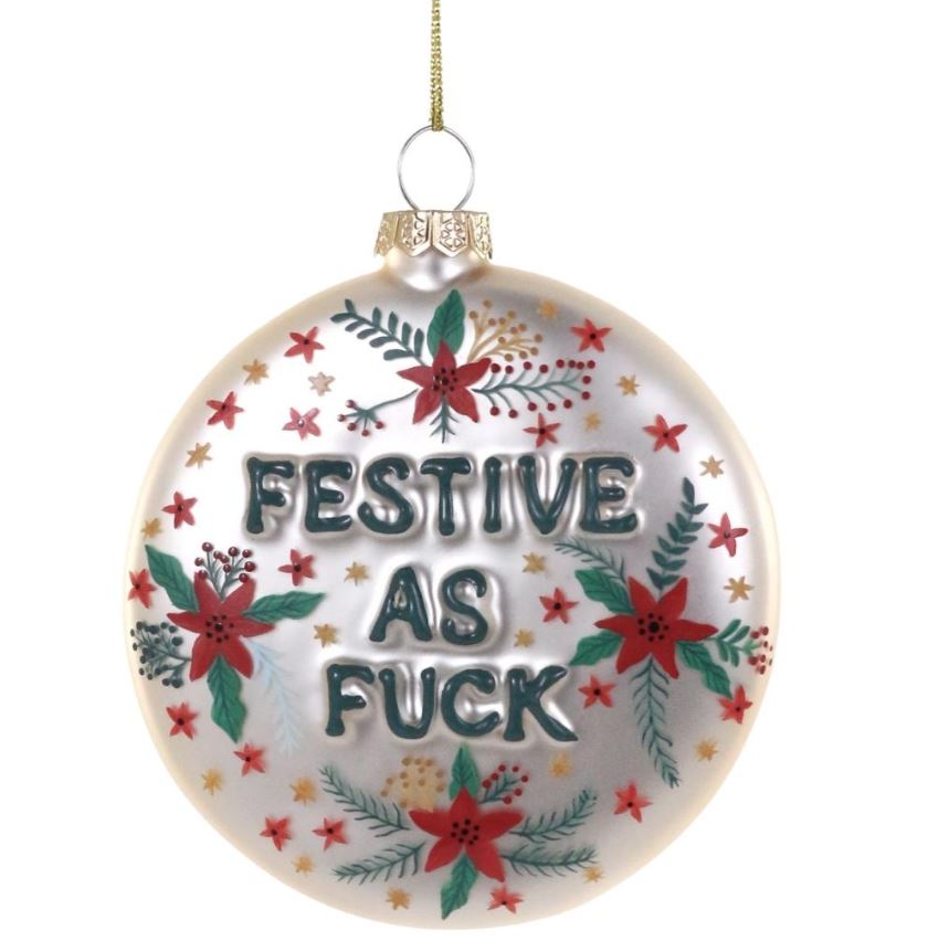 FESTIVE AF ORNAMENT