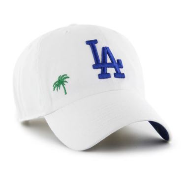 LOS ANGELES DODGERS WHITE CONFETTI ICON 47 CLEAN UP