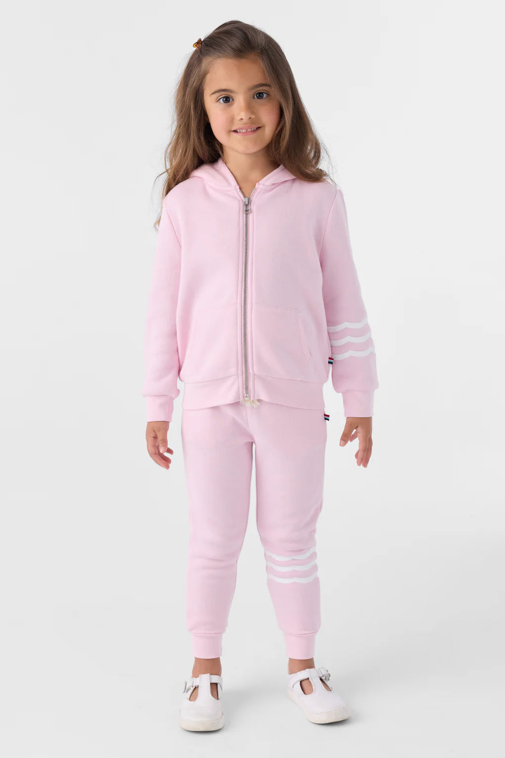 SOL ANGELES GIRLS COASTAL WAVES JOGGER - SEASHELL