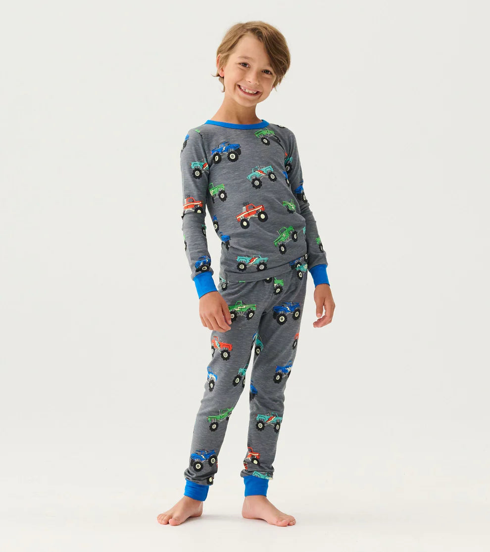 BOYS MONSTER TRUCKS PJ SET