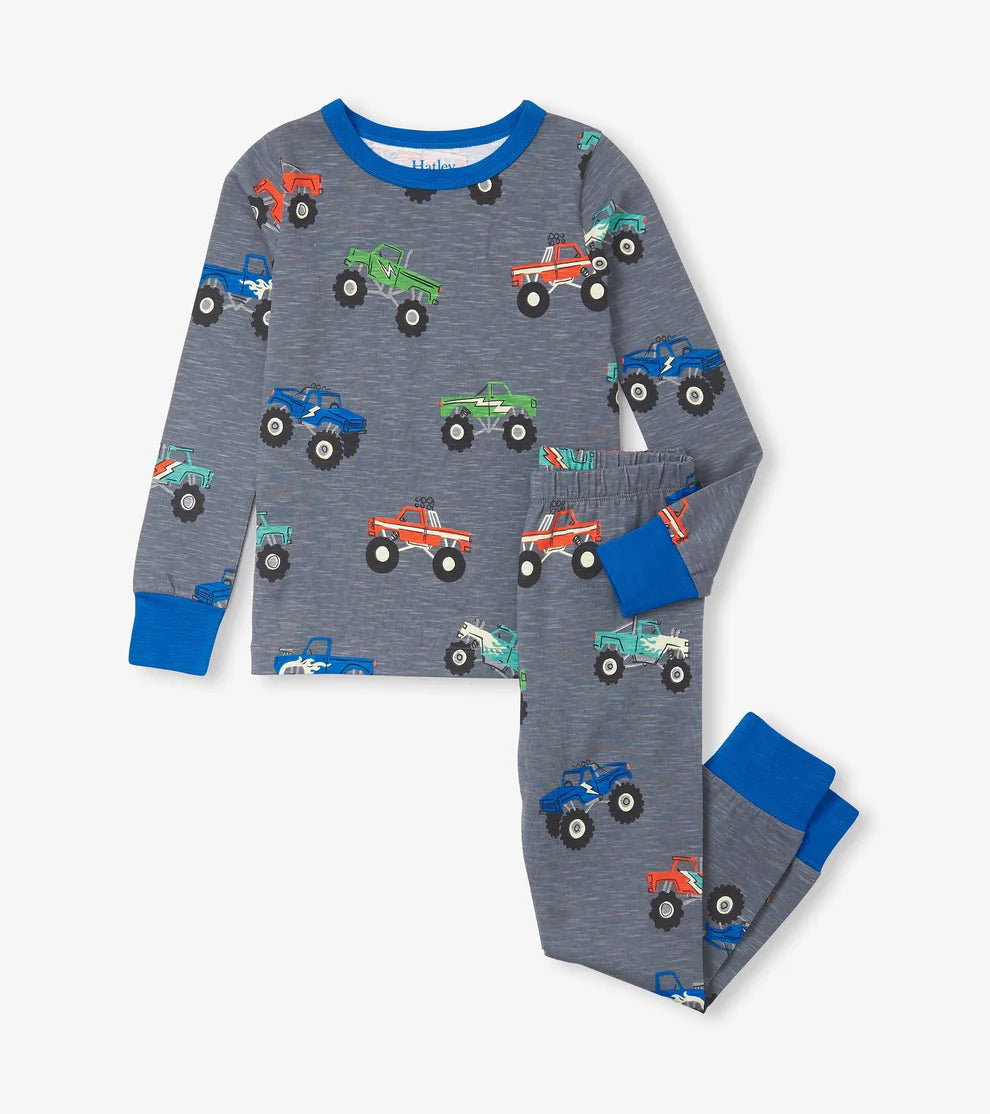 BOYS MONSTER TRUCKS PJ SET