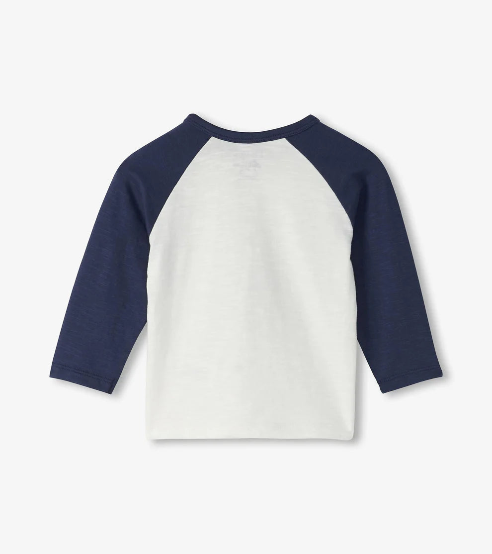 BOYS DRUM KIT RAGLAN L/S TEE